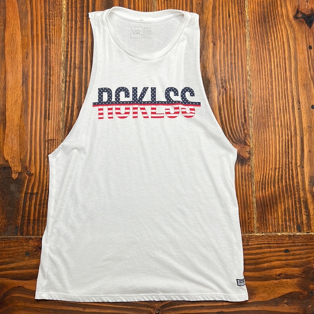 Unisex Rcklss cut off tank top